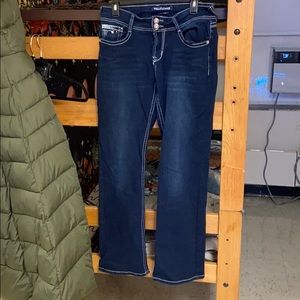 dark bootcut jeans size 11